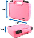 CASEMATIX Rock Collection Travel Case - 30 Slot Rock Collection Box with Two Pre-Cut Foam Trays, Protective Crystal Storage Travel Case with Customizable Foam Section!