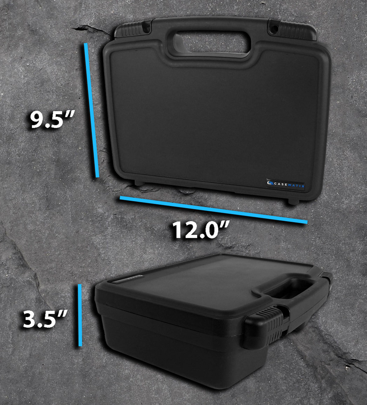 Microphone Case Compatible with Audio-Technica ATR2500x, AT2020, AT2035, AT4050, AT5040, AT5047 & More, Customizable Hard Shell Travel Case