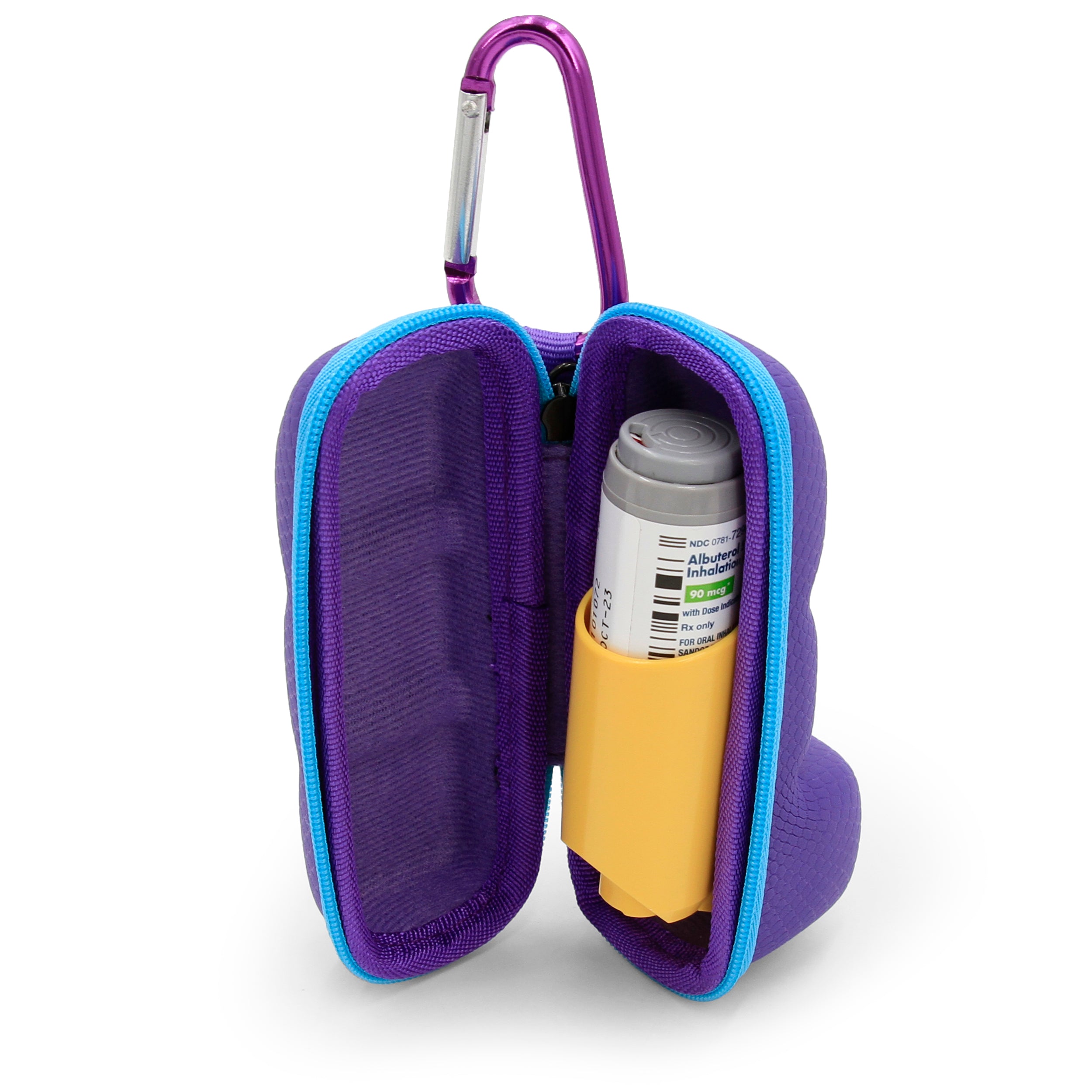 CASEMATIX Professional Inhaler Case - Protective Storage for Albuterol ...