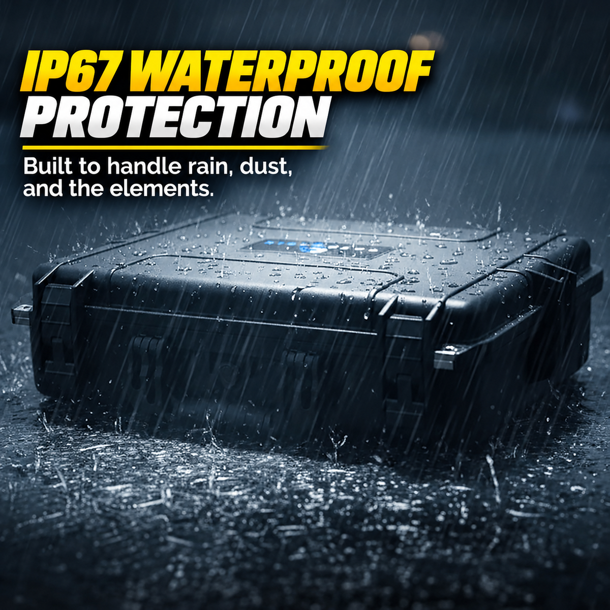 Waterproof IP67 Laptop Hard Case for 15.6-17.3 inch Gaming Laptops - Laptop Case with Foam Compatible with Asus Acer MSI Alienware Gaming & More