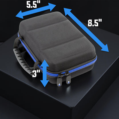 backpack dividers for travelling Hard Shell Electronics Organizer Travel Case with 2 Adjustable Cable Bag Dividers, 3 Zipper Pouches and Elastic Cable Loops