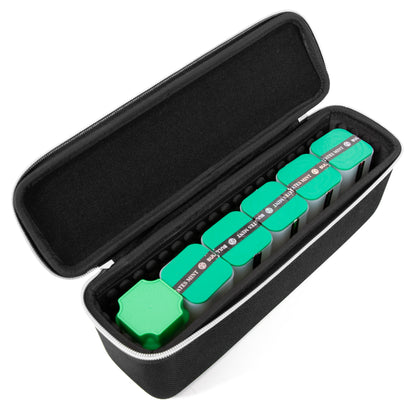 CASEMATIX Coin Case for Silver Eagle Coin Tubes – Protective Hard Shell Coin Storage Box to Secure Silver Eagle Coin Holder for Collectors