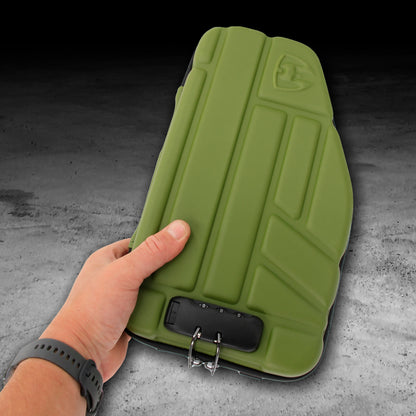 Locking Pistol Case Fits Small to Large 9mm Pistols with Room For Extra Clips and Attachments - Premium Handgun Case with Lock Zippers
