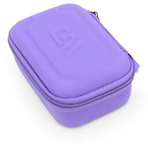 CASEMATIX Carry Case Compatible with Moonbird Moonbuddy Guided Meditation and Breathing Device, USB-C Cable and More - Includes Purple Case Only