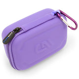 CASEMATIX Carry Case Compatible with Moonbird Moonbuddy Guided Meditation and Breathing Device, USB-C Cable and More - Includes Purple Case Only