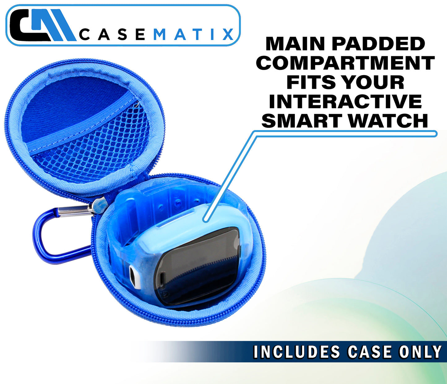 Smartwatch Travel Case Compatible with Little Tikes Tobi Robot Smartwatch - Hard Case Compatible with Tobi Watch
