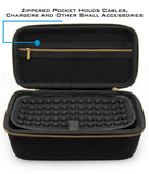 CASEMATIX Carry Case Compatible with LG xboom Grab Portable Bluetooth Speaker Signature Sound by will.i.am and Charging Audio Accessories - Case Only