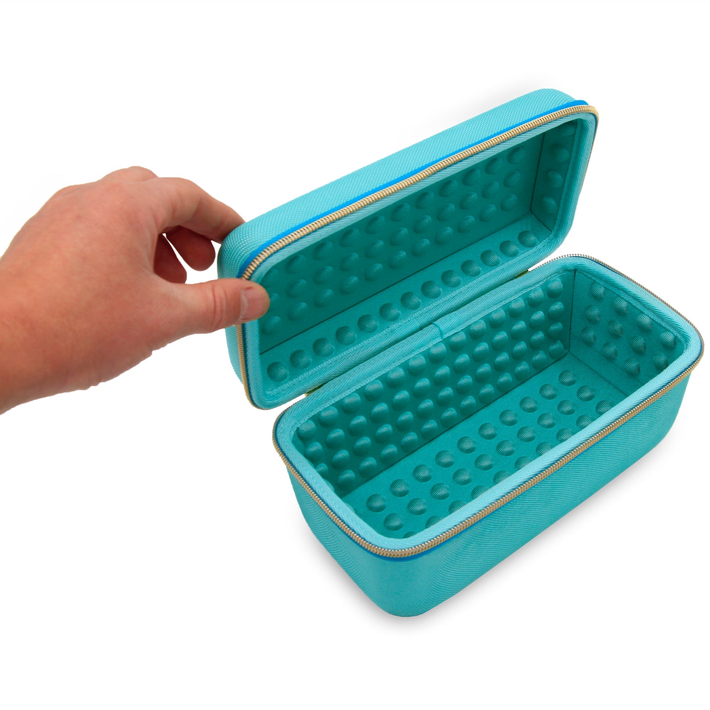 Carrying Case Compatible with NIIMBOT M2 Thermal Transfer Label Maker, Label Rolls & Accessories, Hard Shell Travel Storage Case, Turquoise