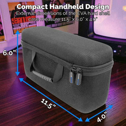 N64 Game Cartridge Storage Case Compatible with 12 Nintendo 64 Game Cartridges, Retro Video Game Organizer with Padded Game Holder