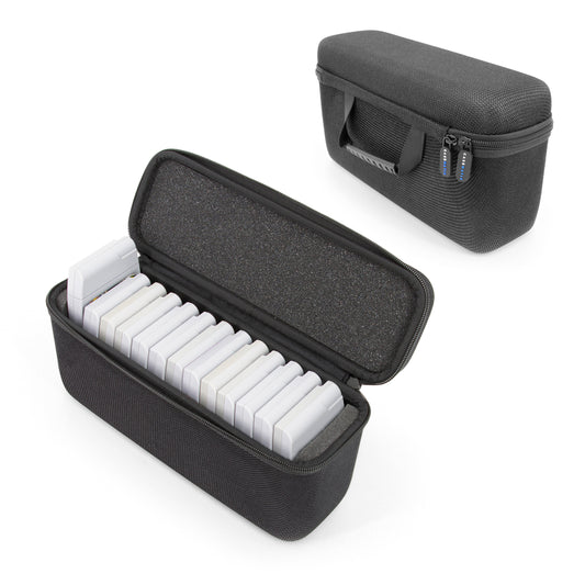 N64 Game Cartridge Storage Case Compatible with 12 Nintendo 64 Game Cartridges, Retro Video Game Organizer with Padded Game Holder