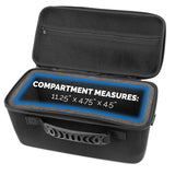 CASEMATIX Carry Case Compatible with LG xboom Bounce by will.i.am Portable Bluetooth Speaker and Audio Accessories - Includes Carry Strap and Handle