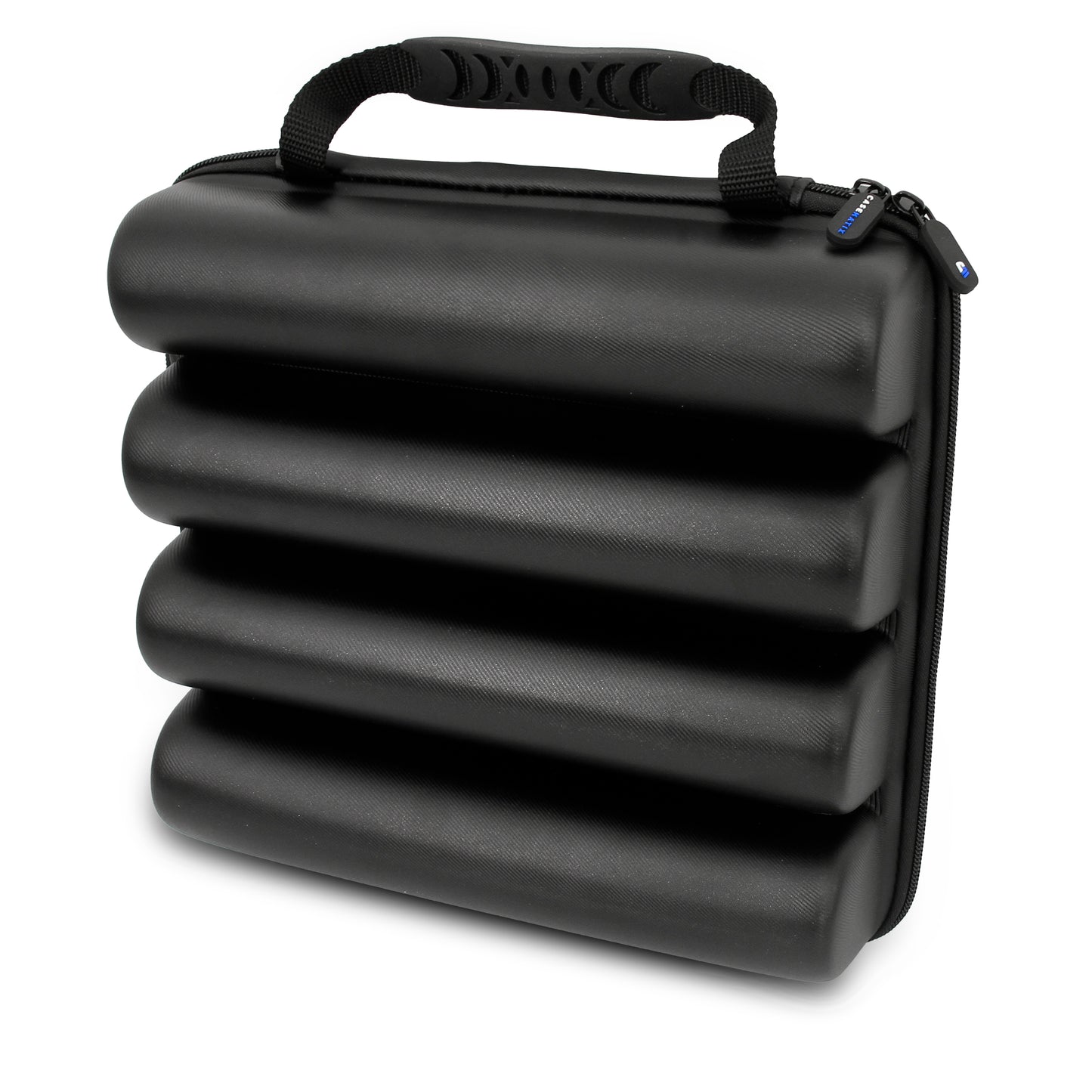 Barber Clipper Travel Case – Holds 4 Cordless or Corded Hair Clippers, Trimmers & Buzzers – Portable Organizer with Top Pocket for Barber Supplies