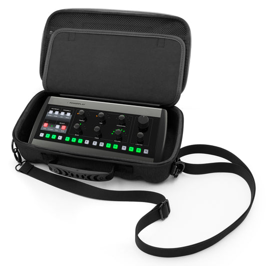 CASEMATIX Mixer Case Compatible With Behringer P16 Stage Mixer and P16-HQ Powerplay In Ear Accessories, Fits Mixers up to 12.0” x 6.0” x 2.5”