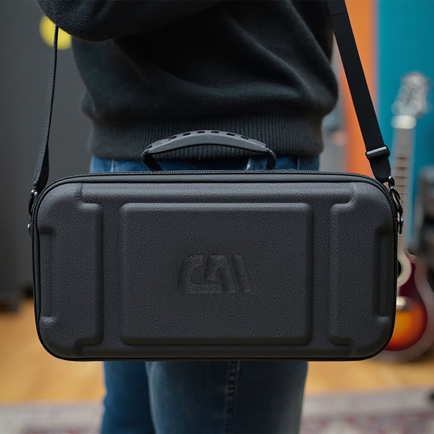 EVA Travel Case Compatible with Zoom LiveTrak L6 10-Track Digital Mixer and Recorder – Compact Carry Bag with Shoulder Strap for Mixer and Cables