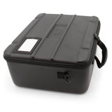 CASEMATIX Gun Case Pistol Range Bag - Durable EVA Gun Bag with Two Layers of Customizable Foam for Up To 4 Handguns with Shoulder Strap