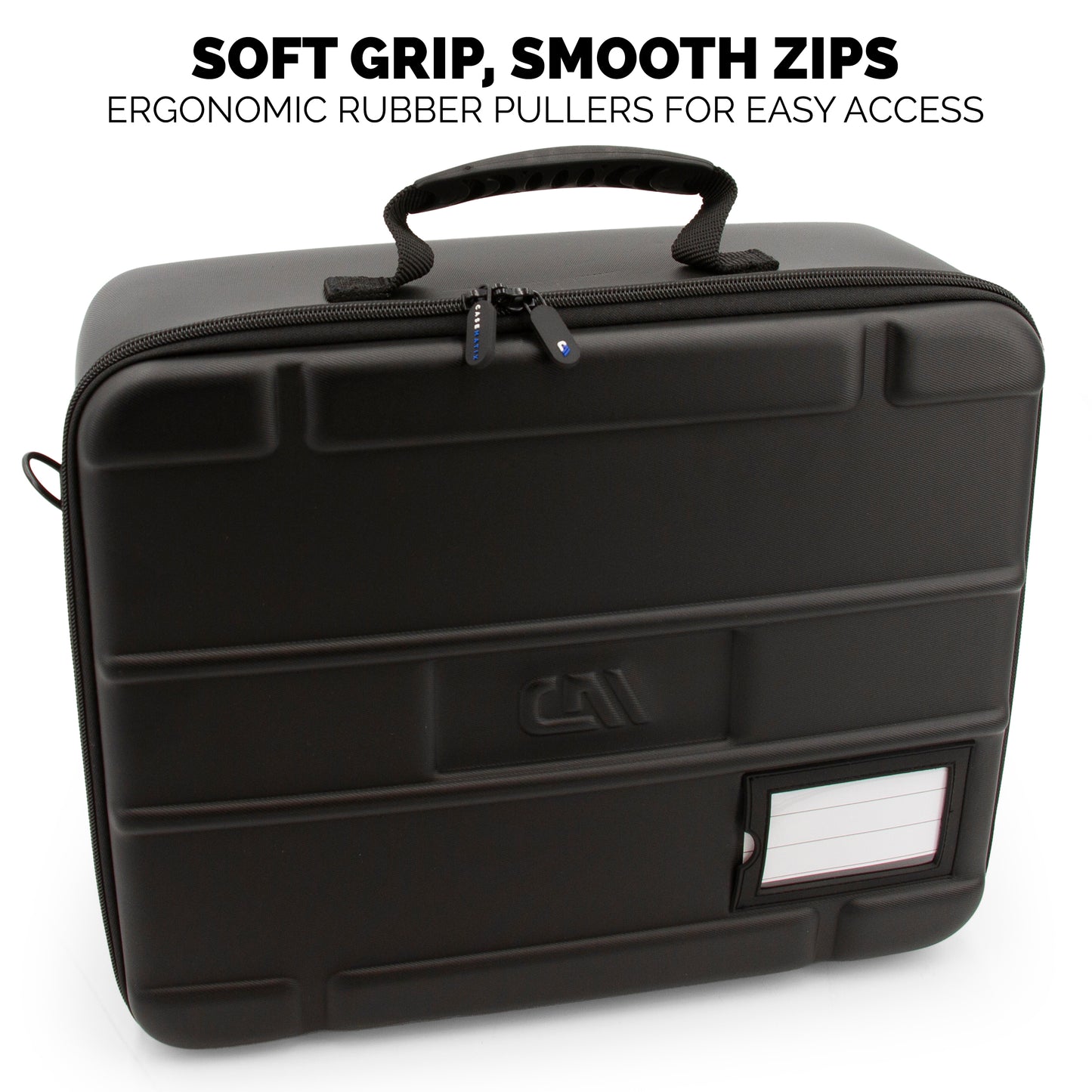 Graded Coin Case With 44 Coin Slab Slots Compatible with NGC and PCGS Coins for Collectors, Premium Graded Coin Storage Slab Case With Water Resistant Coin Box Zippers and Carry Strap