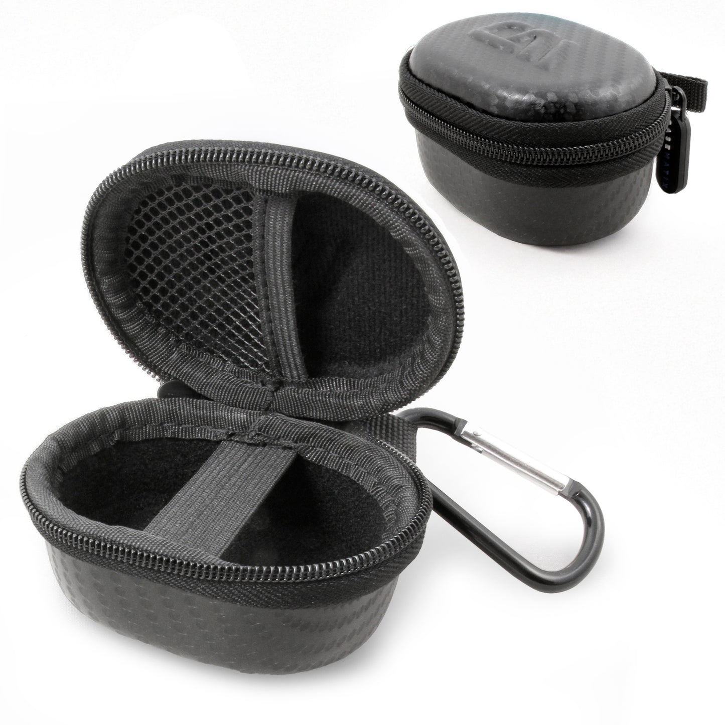 Travel Case Compatible with Beats Solo Buds True Wireless Earbuds – EVA Hard Shell with Carabiner, Compact Earbud Storage (Case Only)