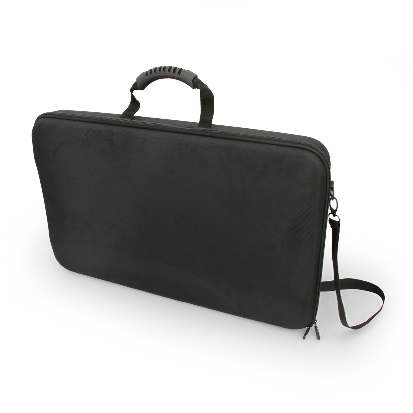 CASEMATIX Portable Monitor Case for 15.6" to 24" Gaming Monitors or Laptop Portable Screens in Padded Foam for 15.6 to 17.3 Inch Screens (Black)