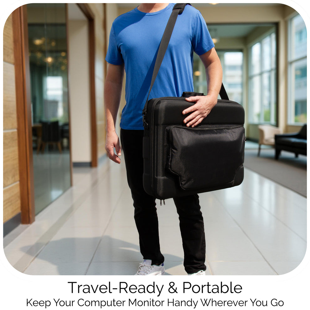Portable Monitor Case Fits 24–29 Inch Gaming Monitors or Laptops – Har ...
