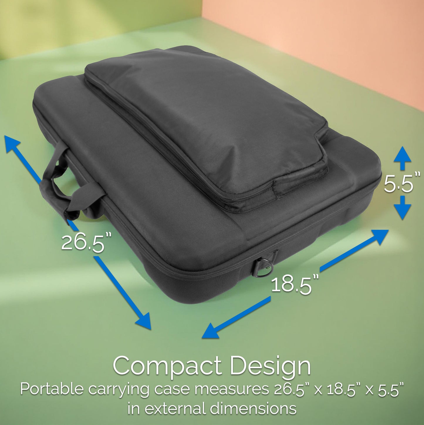 Protective Carrying Case Compatible with LG StanbyME 27-Inch Portable Touchscreen Monitor - Shockproof Monitor Storage Bag, Does Not Fit Stand