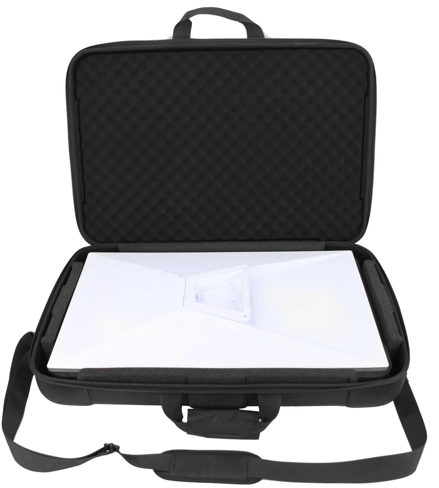 Travel Case Compatible with Starlink Gen 3 Standard Dish Kit – Impact Resistant Hard Case with Precision Cut Foam, Accessory Storage & Carry Strap