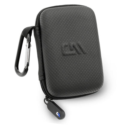 Golf Tracker Carrying Case Compatible with Arccos Air Game Tracker - Compact Hard Shell Golf GPS Travel Case with Carabiner Clip
