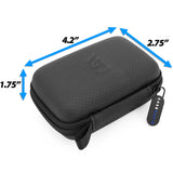 CASEMATIX Carrying Case Compatible with BACtrack Mobile Breathalyzer, C6, C8, GO, and Keychain Breathalyzers - Includes Travel Case Only