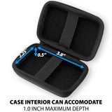 CASEMATIX Carrying Case Compatible with BACtrack Mobile Breathalyzer, C6, C8, GO, and Keychain Breathalyzers - Includes Travel Case Only