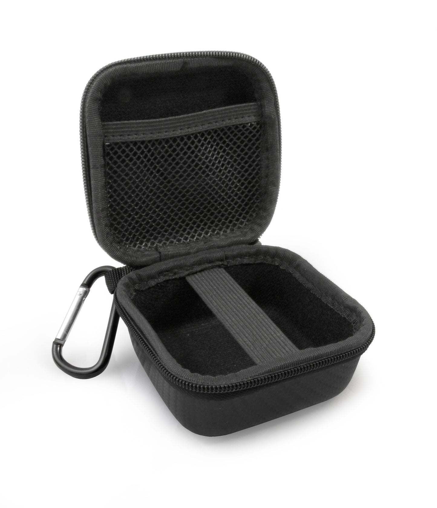 Hard Shell Travel Case Compatible with Bitzee Interactive Digital Pet -Carry Case Only with Carabiner - Black