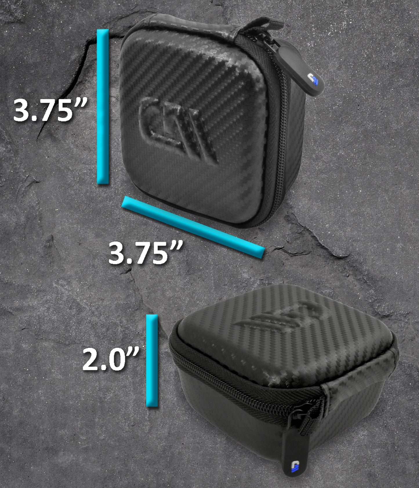 Hard Shell Travel Case Compatible with Bitzee Interactive Digital Pet -Carry Case Only with Carabiner - Black