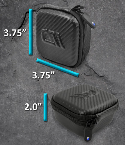 Hard Shell Travel Case Compatible with Bitzee Interactive Digital Pet -Carry Case Only with Carabiner - Black