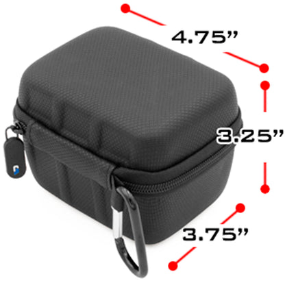 Carry Case Compatible with Frigga S0 4G Cellular Temperature & Humidity Monitor - Hard Shell Travel Case with Non-Scratch Storage and Carabiner
