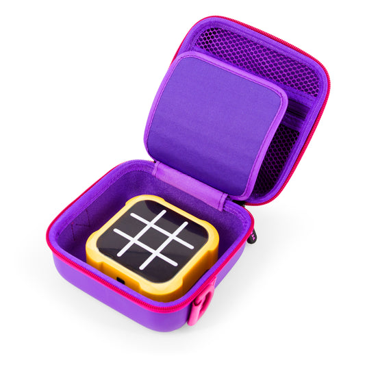 Carry Case Compatible with the Tic Tac Toe Bolt Game Single Layer Handheld Electronic Game - Does Not Fit Double-Stack Accessory Tray
