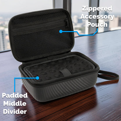 Wi-Fi Router Carrying Case Compatible with ASUS RT-BE58 Go WiFi 7 Travel Router - Hard Shell EVA Travel Storage Case with Accessory Pocket