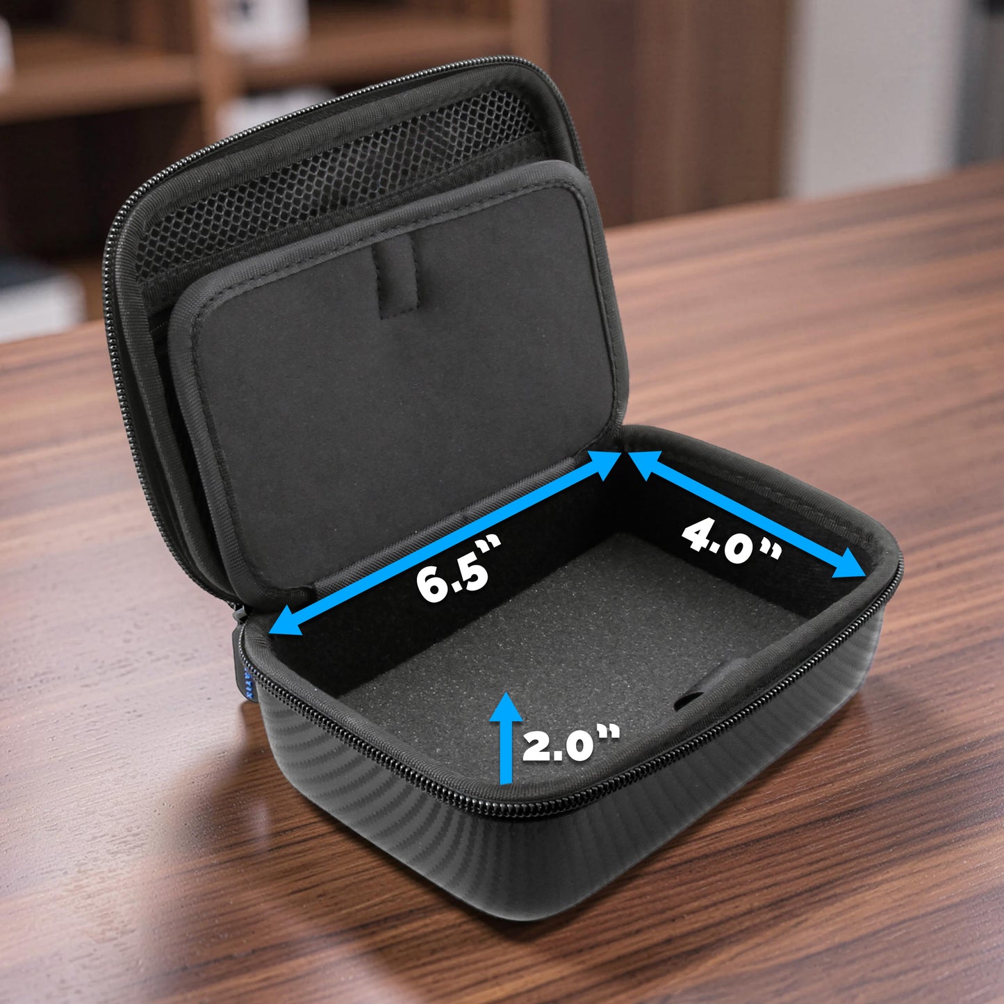 Wi-Fi Router Carrying Case Compatible with ASUS RT-BE58 Go WiFi 7 Travel Router - Hard Shell EVA Travel Storage Case with Accessory Pocket