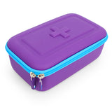Copy of CASEMATIX Travel Case Fits Asthma Inhaler Spacer with Mask Attached, Inhaler Holder Holds Spacer and Accessories, Includes Purple Asthma Case Only