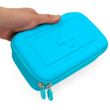 CASEMATIX Travel Case Fits Asthma Inhaler Spacer with Mask Attached, Inhaler Holder Holds Spacer and Accessories, Includes Turquoise Asthma Case Only