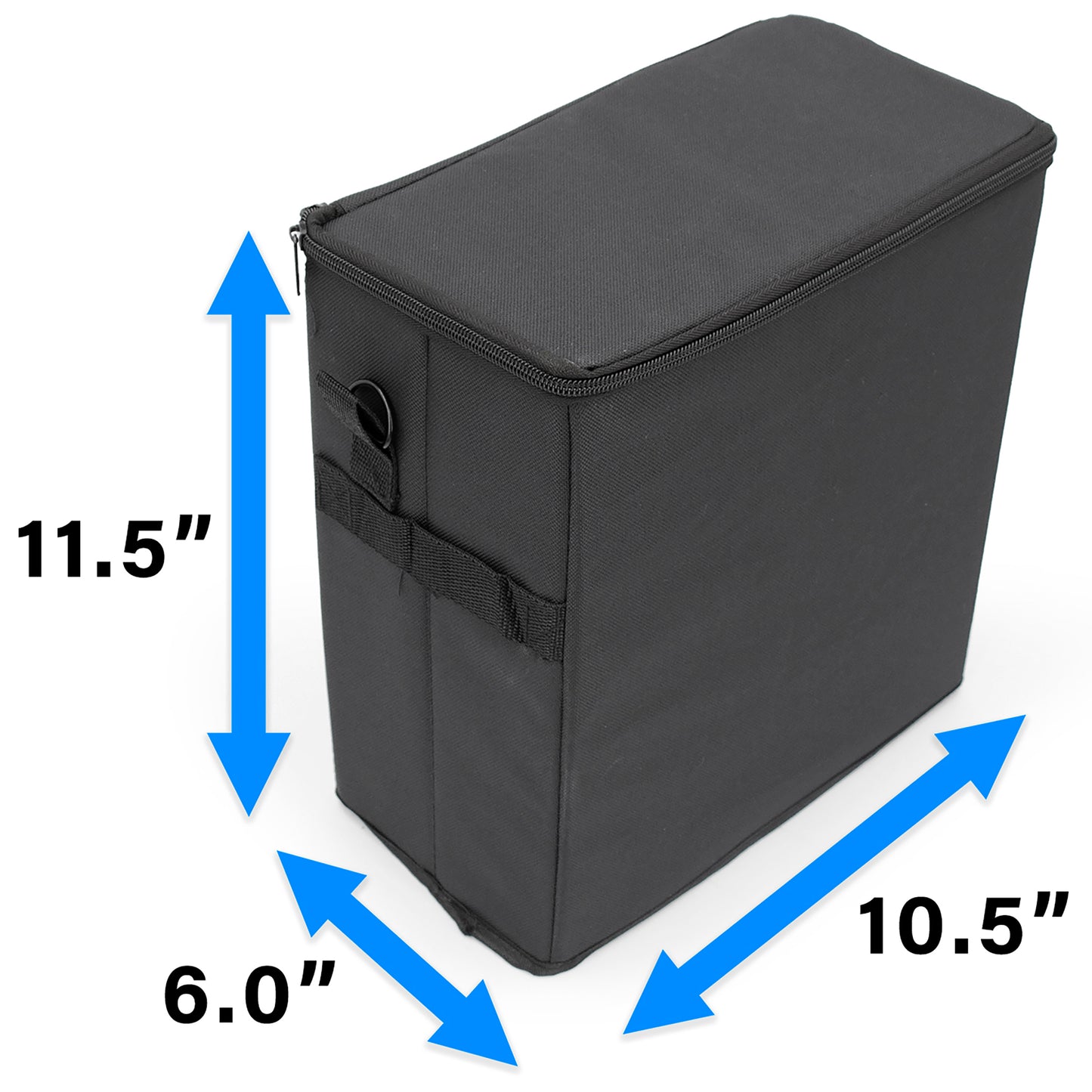 Wireless Microphone Case Compatible with Eight Wireless Mic System Microphones Up To 11" by Sennheiser, Shure and More - Lightweight Mic Bag