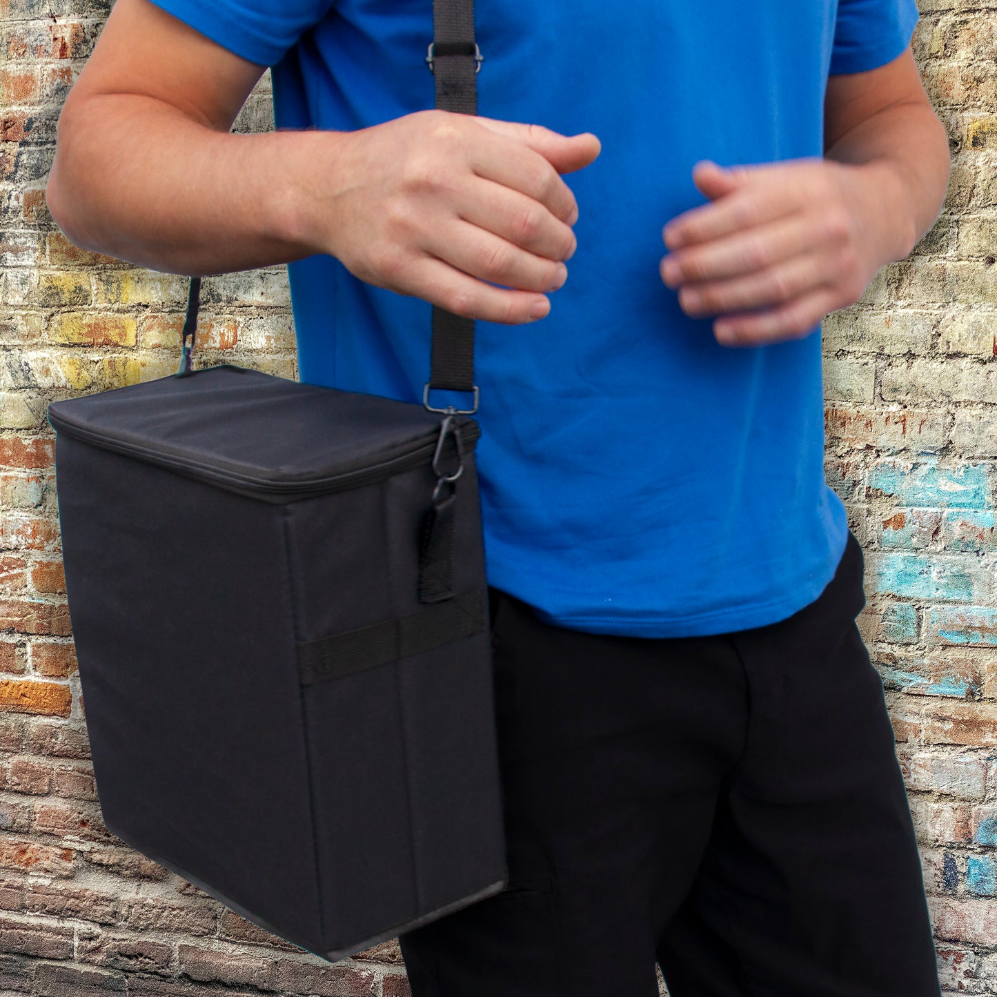 Wireless Microphone Case Compatible with Eight Wireless Mic System Microphones Up To 11" by Sennheiser, Shure and More - Lightweight Mic Bag