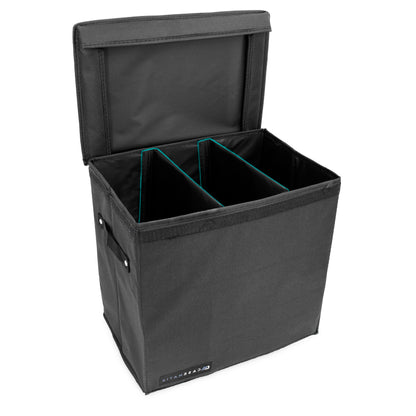 Graded Magazine Storage Case for 25 CGC Slabs, Lightweight Bin with 2 Removable Dividers, Fits Graded Book Slabs up to 14.5" x 10.25"