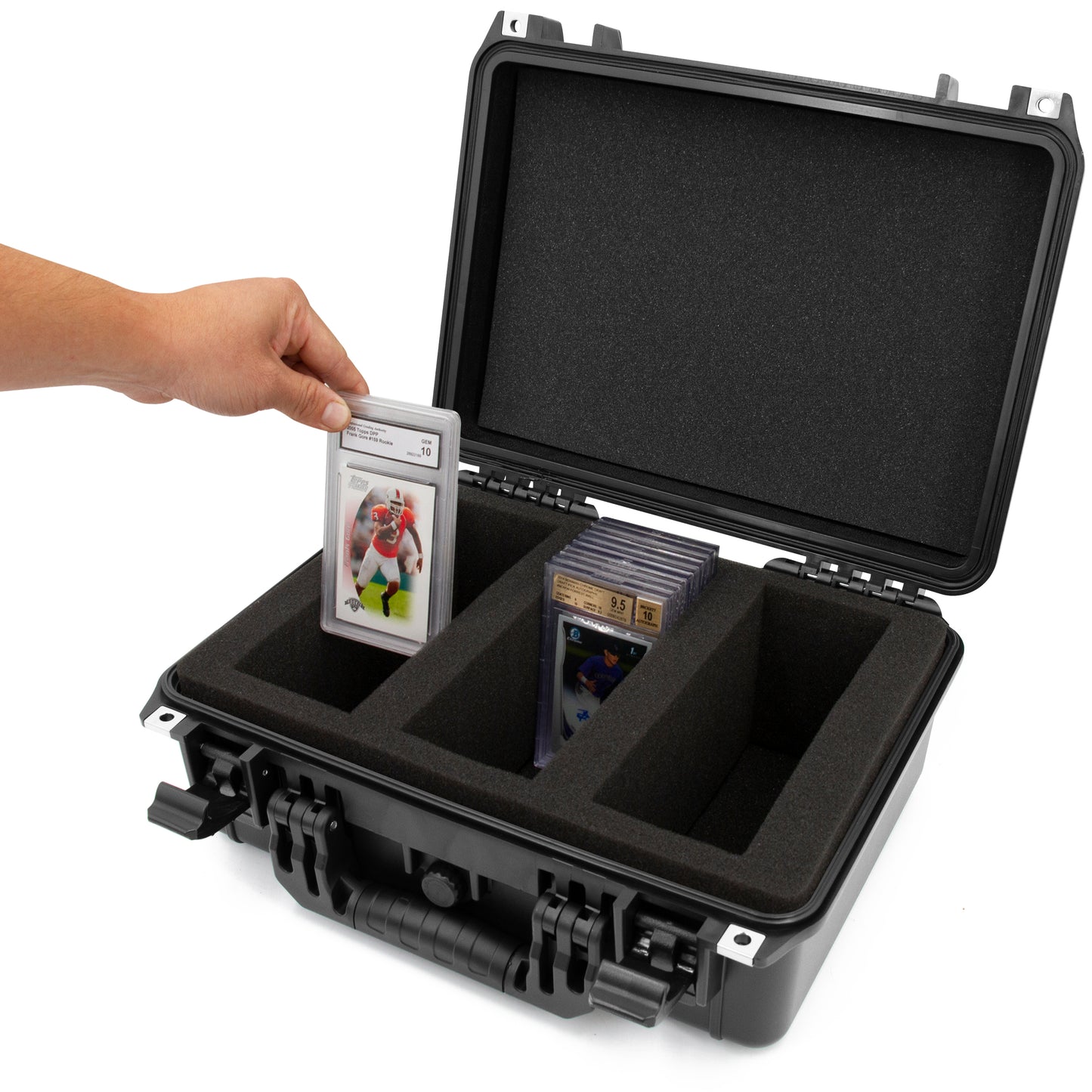 BGS PSA Card Storage Case | Holds 90 Graded Sports Cards CASEMATIX Cases BGS PSA Card Storage Case | Holds 90 Graded Sports Cards CASEMATIX Cases