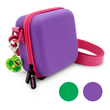 Retro Gaming Console Case - Protective Storage for HigoKids QS4, MadeMax & E-MODS RS-1 (4.5") - Green or Purple