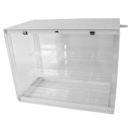 LED Display Case for Miniatures - 3-Tier Clear Acrylic Storage with 20 Grip Pads