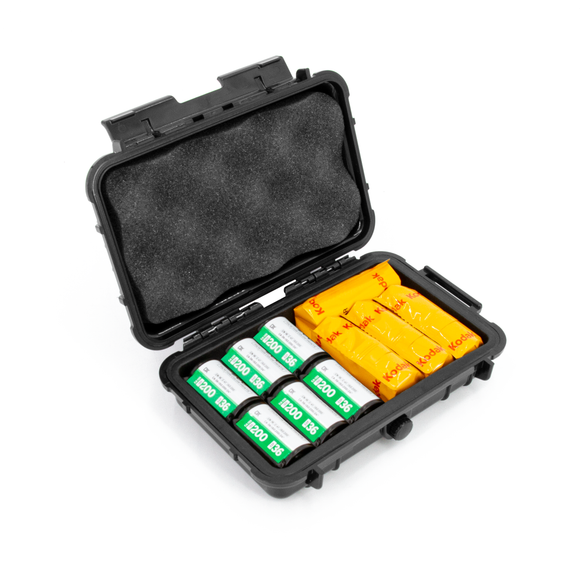 CASEMATIX Hard Shell 35mm Film Case for 35mm and 120 Film