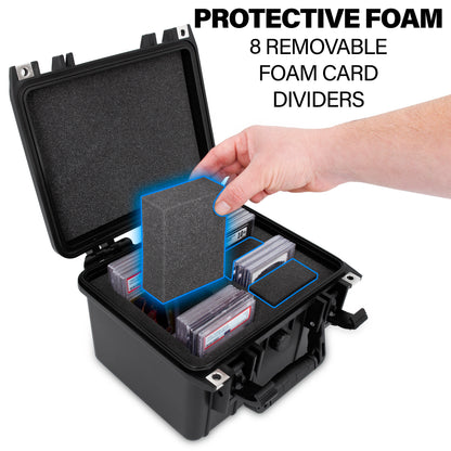 Graded Card Case Compatible with 30+ BGS PSA FGS Graded Sports Trading Cards, Custom Waterproof Graded Slab Card Storage