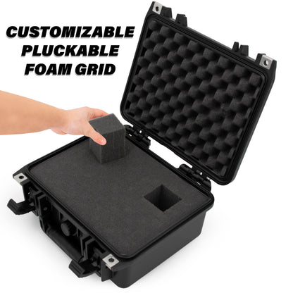 Waterproof Hard Case Compatible with Elgato Wave XLR MK.2 Audio Interface & Recording Accessories – Customizable Protective Travel Carrying Case