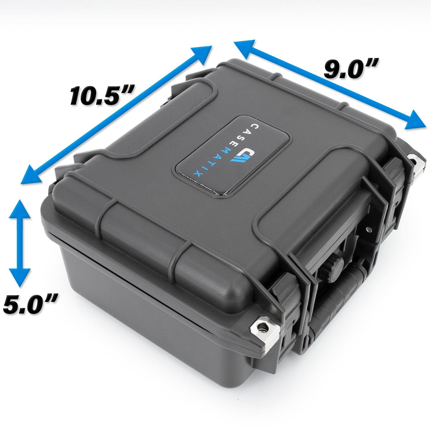 11" Waterproof Marine Fishfinder Case Compatible with Garmin Striker 4 GPS Fish Finder - Airtight Protection with Customizable Foam