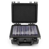 CASEMATIX Graded Card Storage Box Compatible with 22 BGS 35 FGS 29 PSA Graded Sports Cards or 100+ Sleeve Top Loaders, Waterproof Graded Card Case