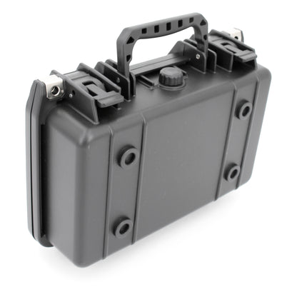 12" Waterproof Hard Travel Case with Padlock Rings and Customizable Foam - Fits Accessories up to 9" x 5" x 2.75"