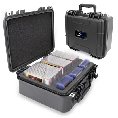 Graded Card Case Compatible with 40+ BGS PSA SGC FGS One Touch Graded Sports Trading Cards, Waterproof Graded Slab Card Storage Box Graded Card Case Compatible with 40+ BGS PSA SGC FGS One Touch Graded Sports Trading Cards, Waterproof Graded Slab Card Storage Box